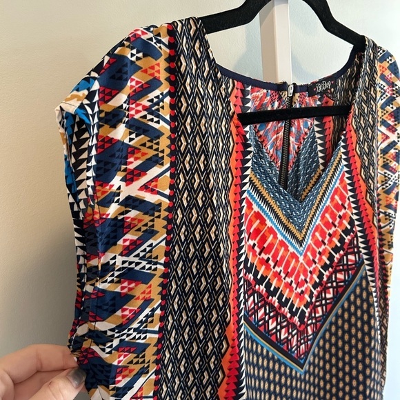 BeBop Geometric Pattern Tunic - Picture 2 of 5